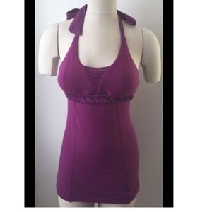 LULULEMON dignity dewberry halter top!